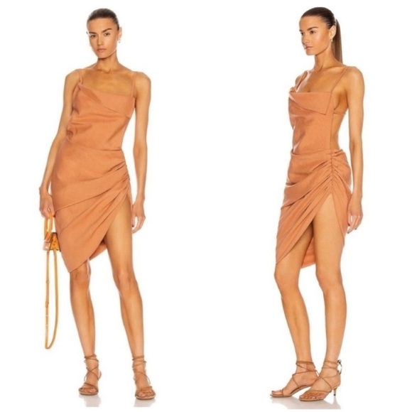 Jacquemus La Robe Saudade Asymmetrical Dress - Picture 2 of 11